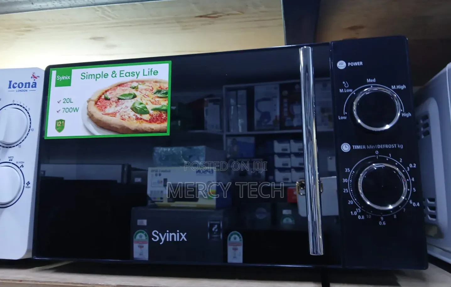 Syinix Durable Manual Microwave (20L)