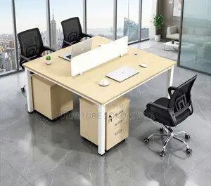 Staff Office Table | Two Users Open Workstation Table