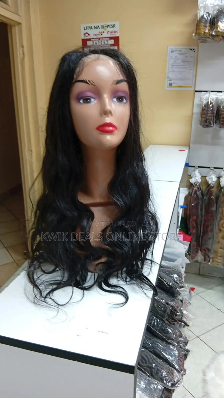 Semi Human Body Wave Wig