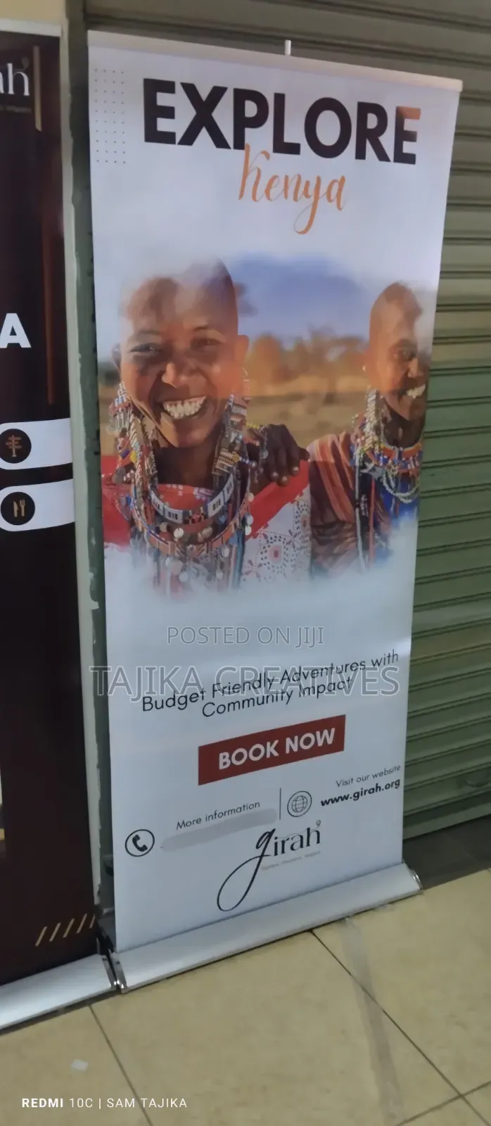 African Heritage Broadbase Roll Up Banner