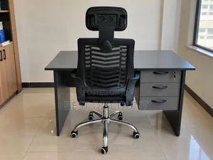 Study Desk With Swivel Mesh Chair