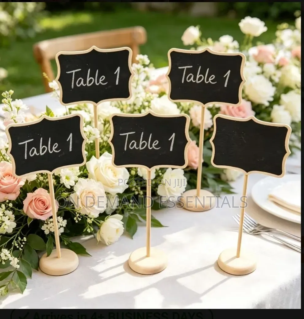 5-Piece Mini Chalkboard Set + Pen