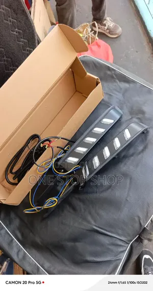 Front Bumper LED DRL &Turn Signal Lights for Mark X