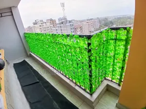 Light Green Artificial Balcony Fence Light Green Artificial Fence
