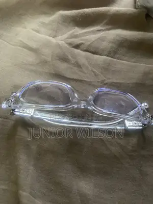 Clear Silver Chrome Hearts