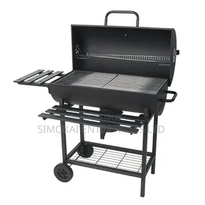 Charcoal Barrel BBQ Grill