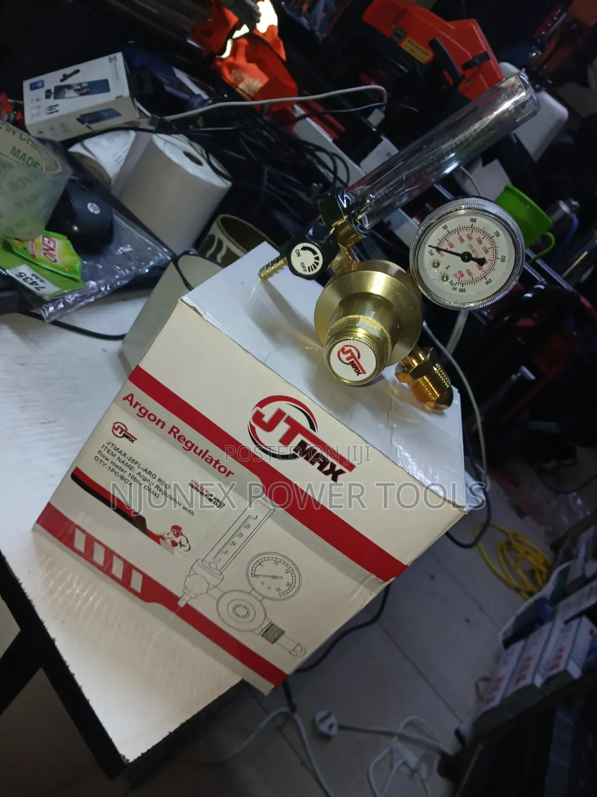 JTMax-25FL-ARG Argon Regulator With Flow Meter,