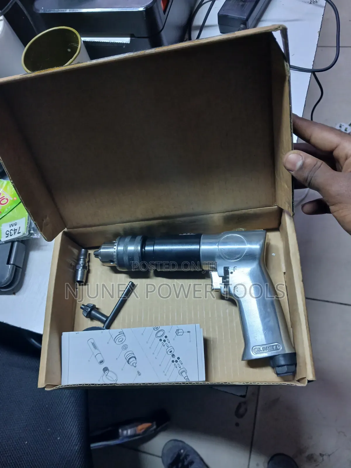 Universal Pneumatic Drill, Item Model Number UAD-13053.