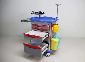 Quality and Durable Emergency Crash Cart/Emergency Trolley