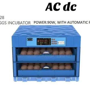 AC Dc 128eggs Incubator With Automatic Roller 90watts