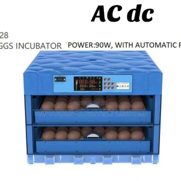 AC Dc 128eggs Incubator With Automatic Roller 90watts - main view