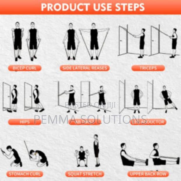 Gym Resistance Loop Bands. - thumbnail 2