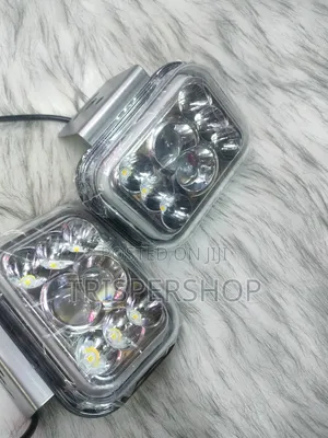 LED Motorcycle Auxiliary Lights Pair.