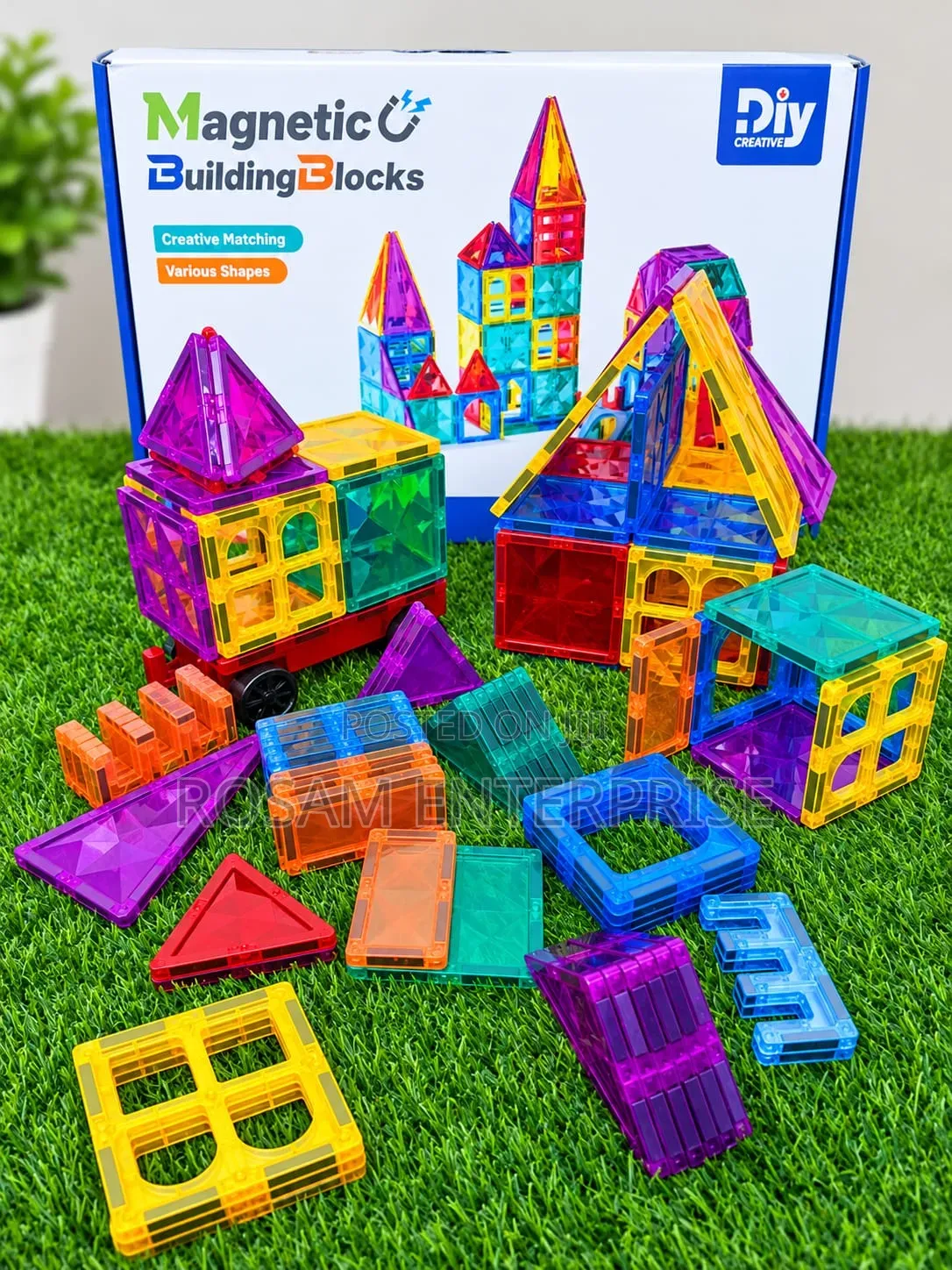 100pcs Magnetic Tiles