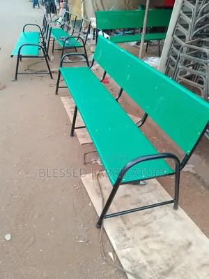 Green Waiting Bench