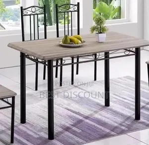 4 Chairs Dining Table Set