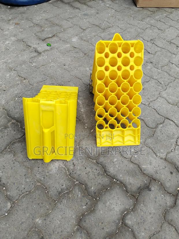 Yellow Plastic Wheel Chocks - thumbnail 2