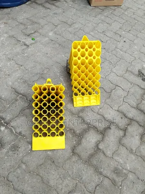 Heavy Duty Yellow Plastic Wheel Chocks