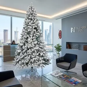 Thick, Lush Branches Snowy Mountain Pine Christmas Tree (6,7 & 8 Ft)
