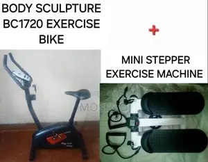 Exercise Bike + Mini Stepper Exercise Machine