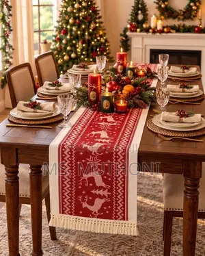 240CM Christmas Reindeer Table Runner 