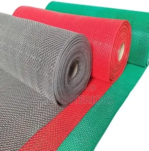 Red, Green, Grey 1.2m Wide Perforated PVC Mats
