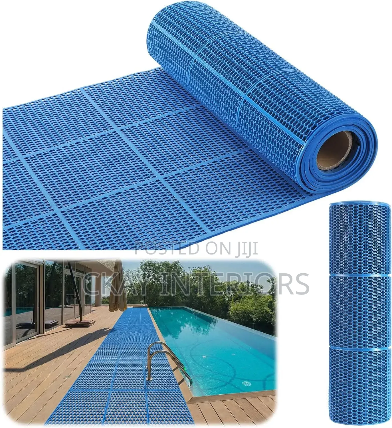 Non Tear Slippery Areas Perforated PVC Mats