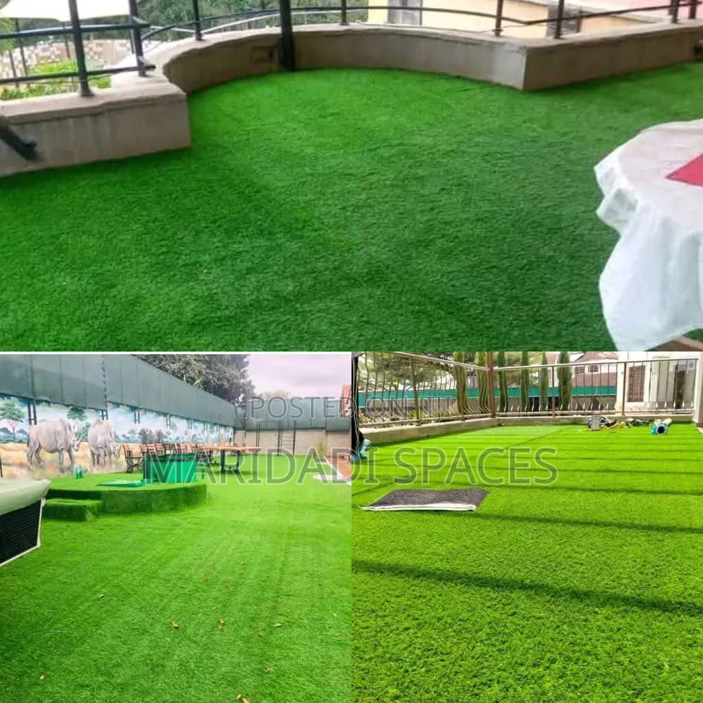 Grass Carpet Installed in Patches