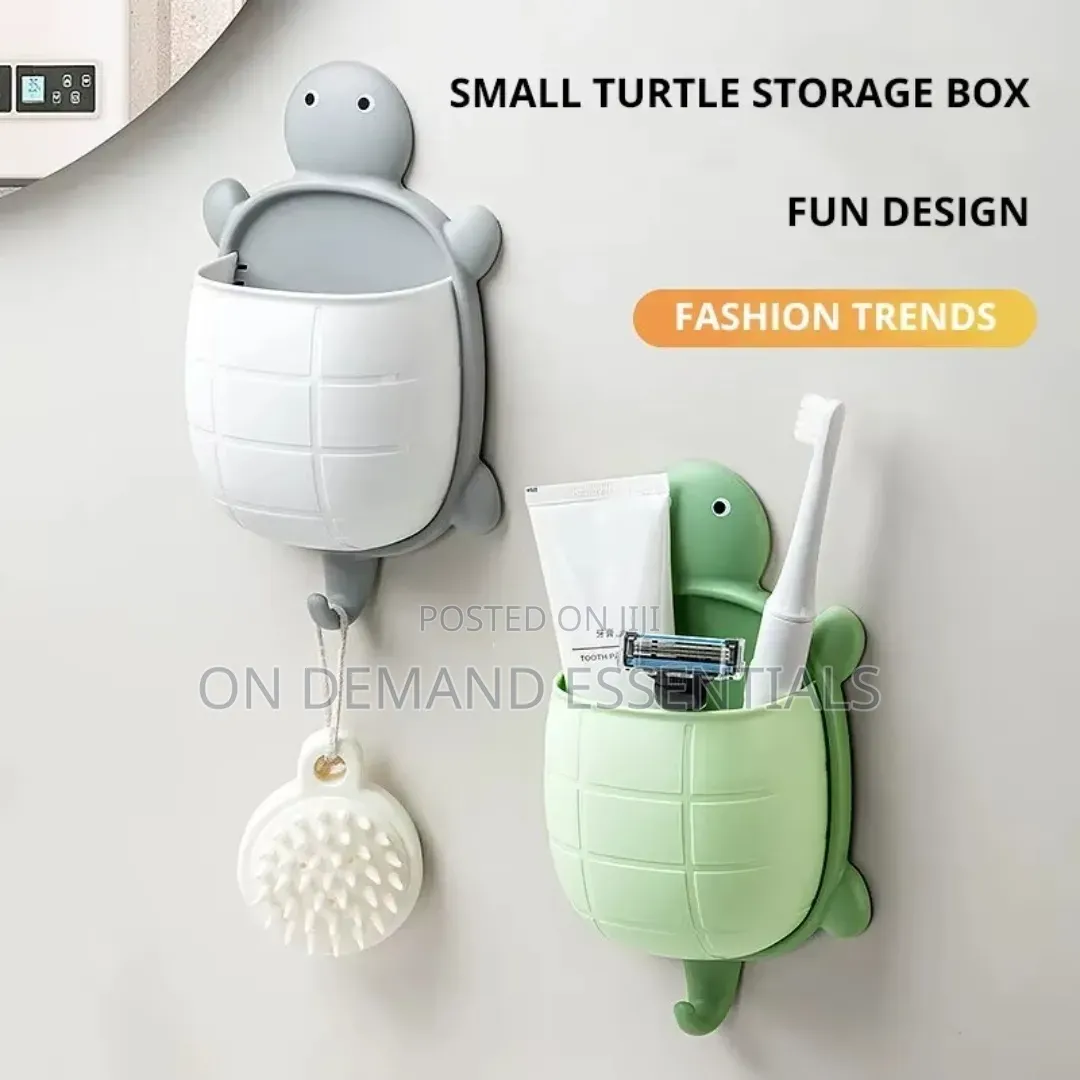 Cartoon Turtle Wall-Mounted Storage Box
