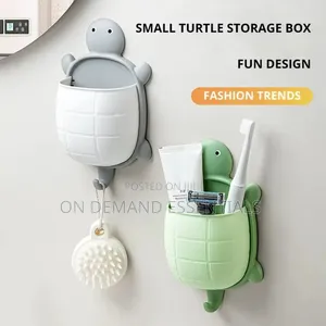 Cartoon Turtle Wall-Mounted Storage Box