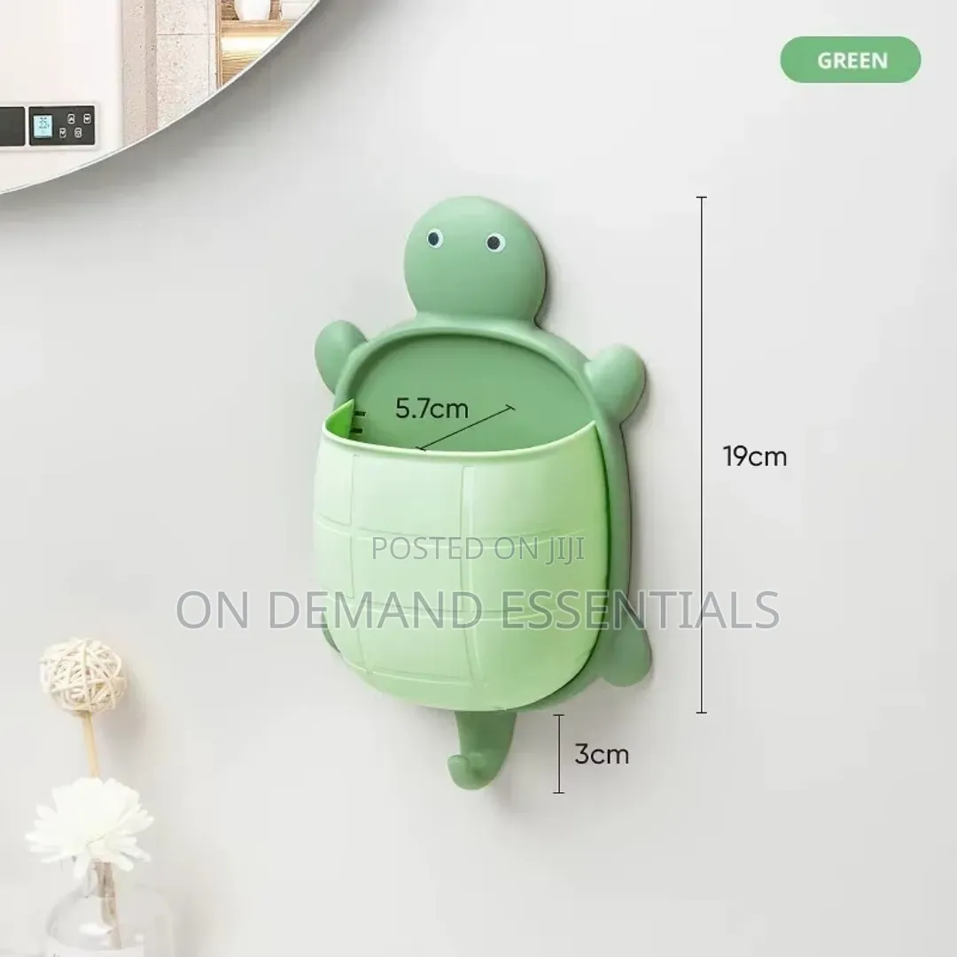 Cartoon Turtle Wall-Mounted Storage Box