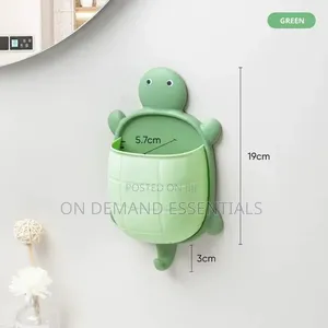 Cartoon Turtle Wall-Mounted Storage Box