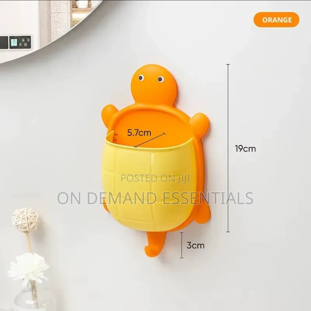 Cartoon Turtle Wall-Mounted Storage Box