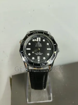 Omega Seamaster Black Luxury Watch