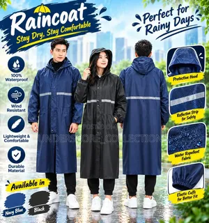 * High Quality Adult Unisex Waterproof Raincoat Without Pocket