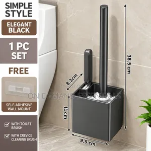 2-in-1 Wall-Mounted Toilet Cleaning Set
