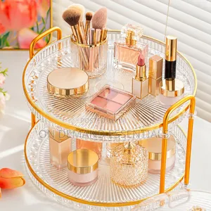 Luxury 2 Tier Round Serving & Storage Tray