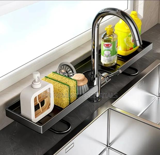 Vertical Faucet Storage Rack - main view
