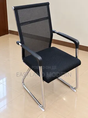 Black Mesh Visitor Chair