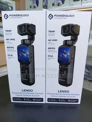 The Powerology Lenso Pocket-Sized Gimbal Camera.