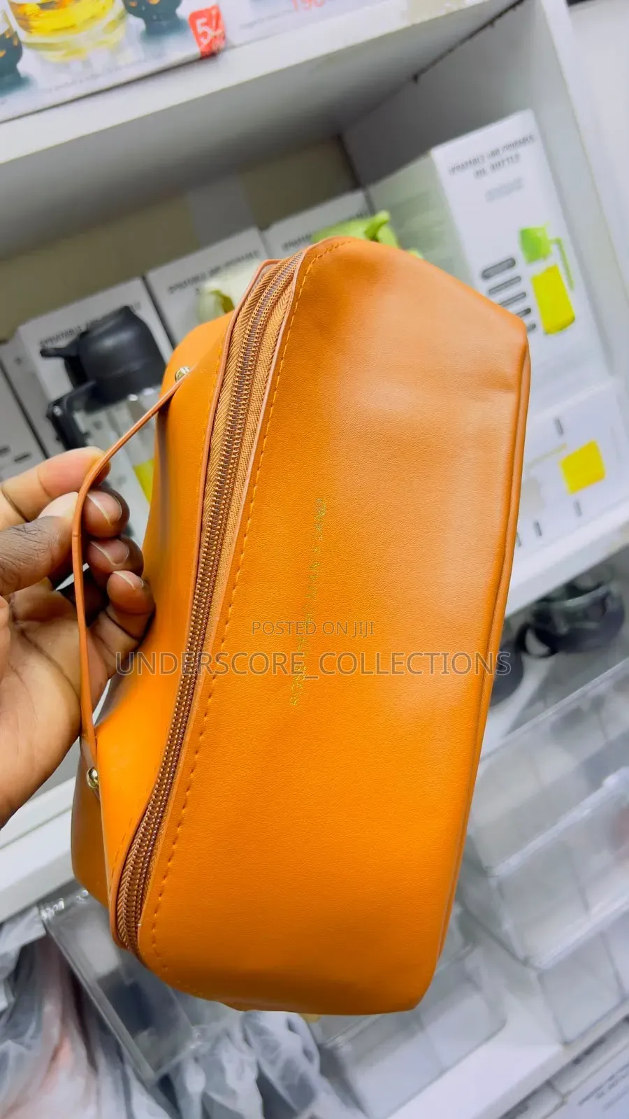 Large Capacity Luxury PU Leather Cosmetic Makeup Bag/Organizer*