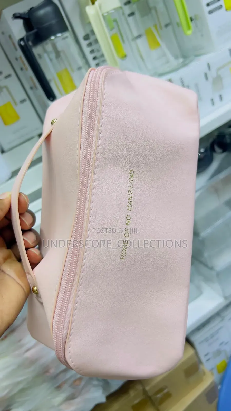 Large Capacity Luxury PU Leather Cosmetic Makeup Bag/Organizer*