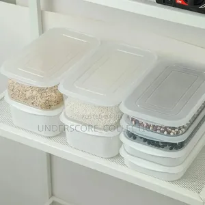 5pcs Set Freezer /Fridge Stackable Food Storage Containers