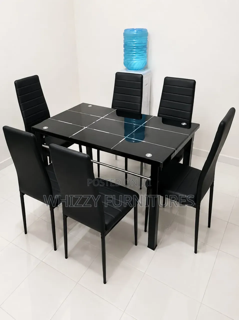 Dining Set: Elegant Glass Top Dining Set