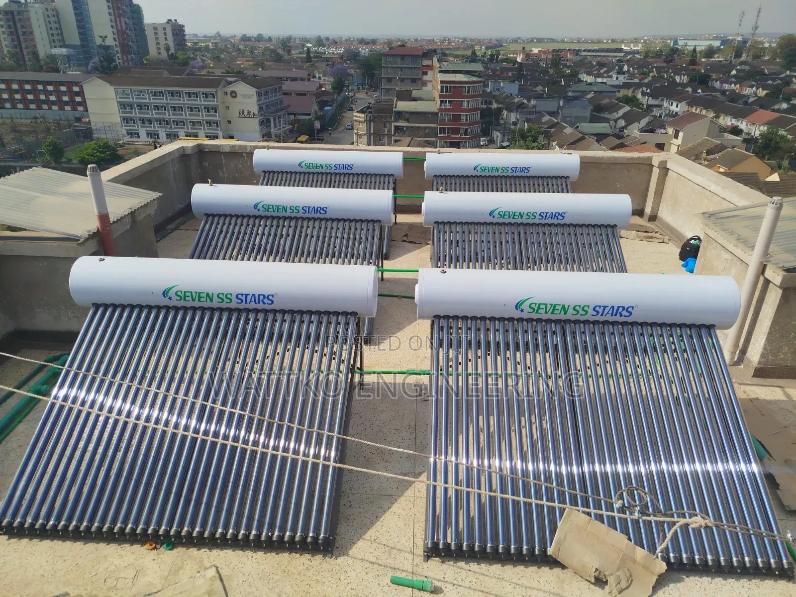 Seven Ss Stars Solar Water Heating System