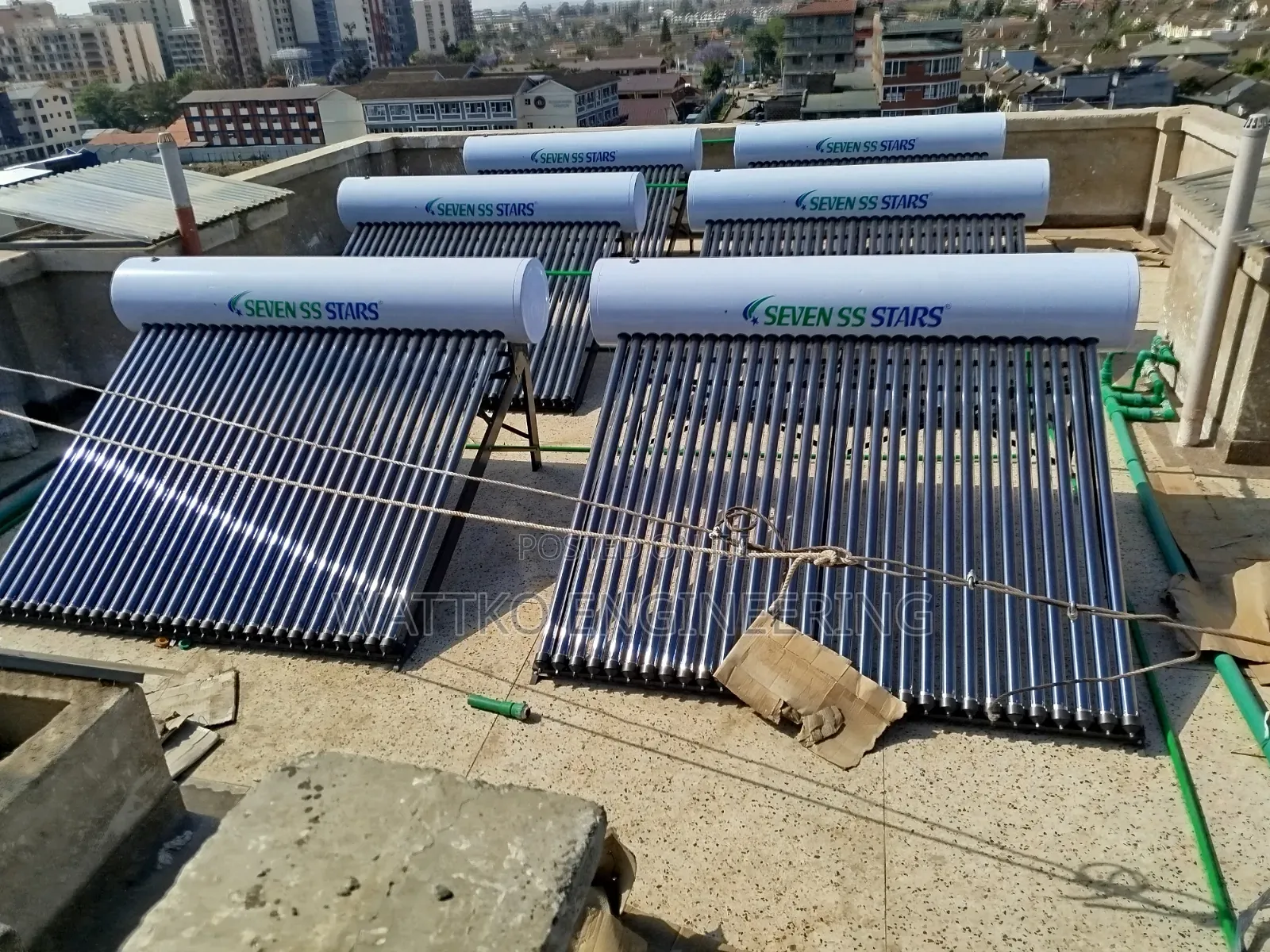 Seven Ss Stars Solar Water Heating System