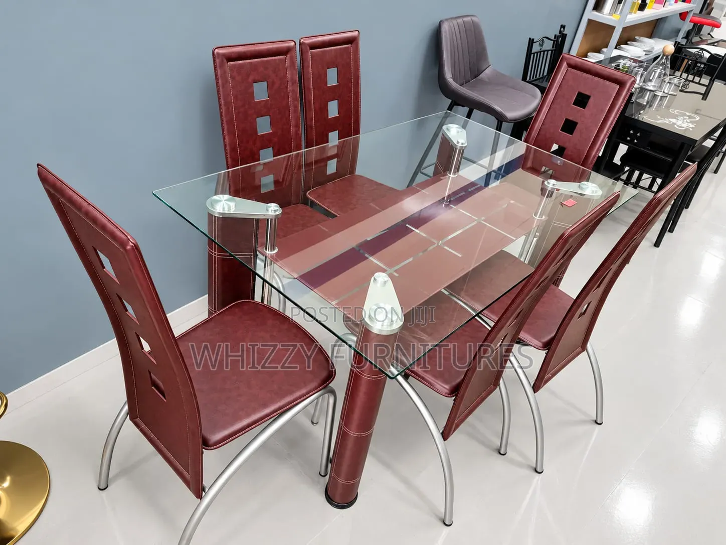 Dining Set Six Seater Dining Table Set for Family