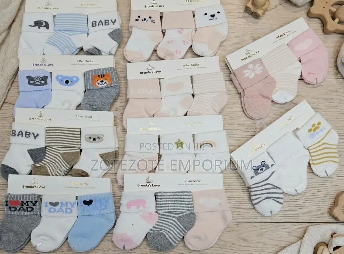 3 Pack Baby Socks