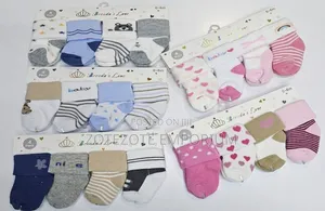 4 Pack Baby Socks