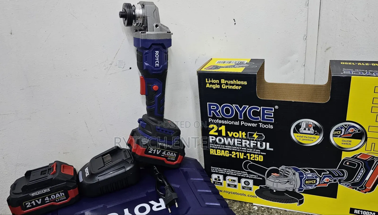 Royce Cordless Angle Grinder